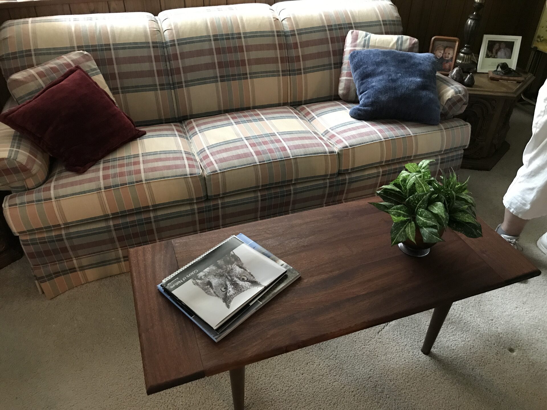Walnut coffee table